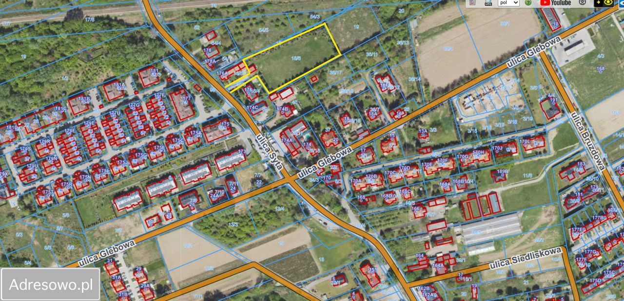 Działka inwestycyjna Warszawa Wilanów, ul. Syta. Zdjęcie 5