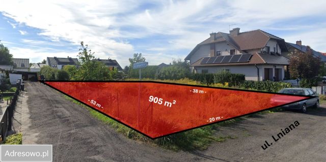 Działka budowlana Leszno Zatorze, ul. Lniana. Zdjęcie 1