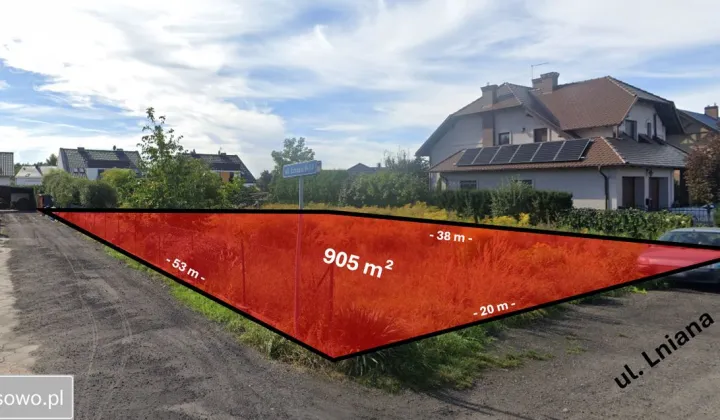 Działka budowlana Leszno Zatorze, ul. Lniana