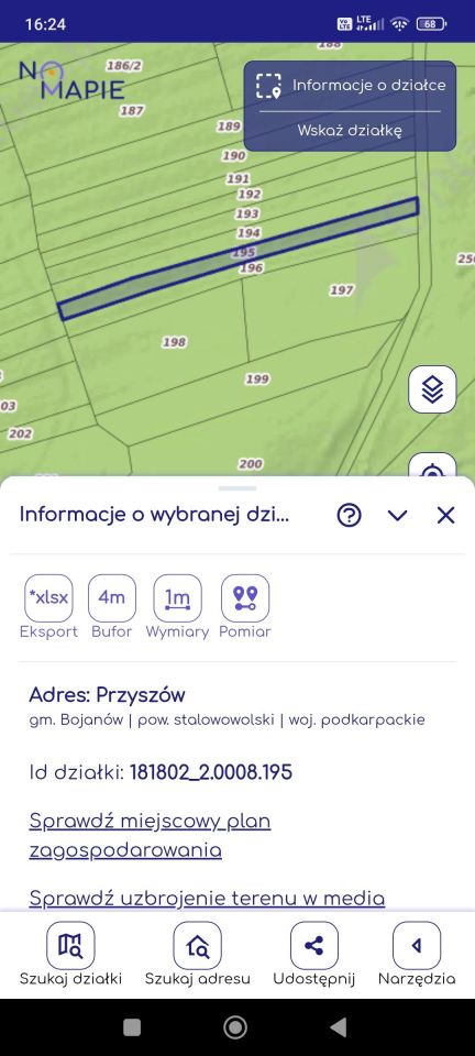 Działka leśna Przyszów Burdze. Zdjęcie 1