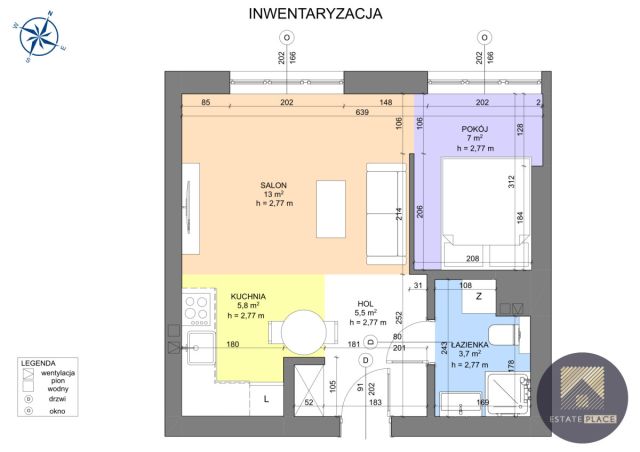 Mieszkanie 2-pokojowe Warszawa, ul. Grzybowska. Zdjęcie 9