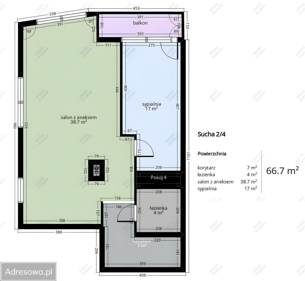 Mieszkanie 2-pokojowe Łódź Widzew, ul. Sucha. Zdjęcie 9