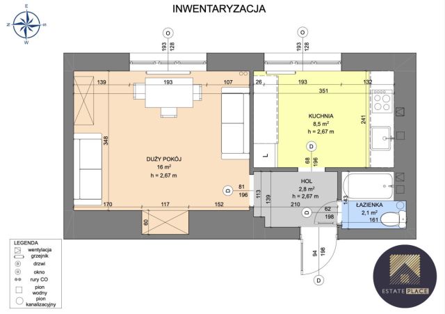 Mieszkanie 2-pokojowe Warszawa Śródmieście, ul. Nowolipie. Zdjęcie 15