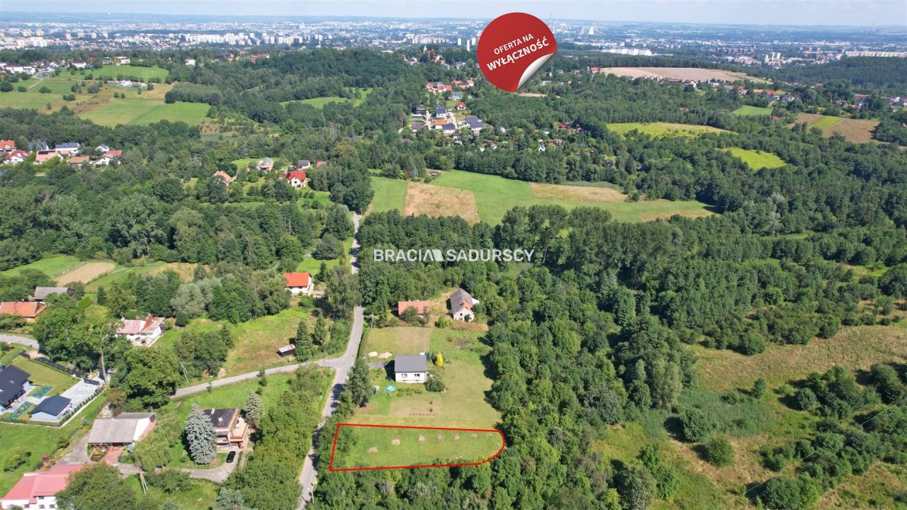 Działka budowlana Kraków Swoszowice, ul. Włodzimierza Gruszczyńskiego