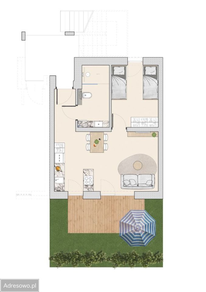Mieszkanie 2-pokojowe Palczowice. Zdjęcie 2