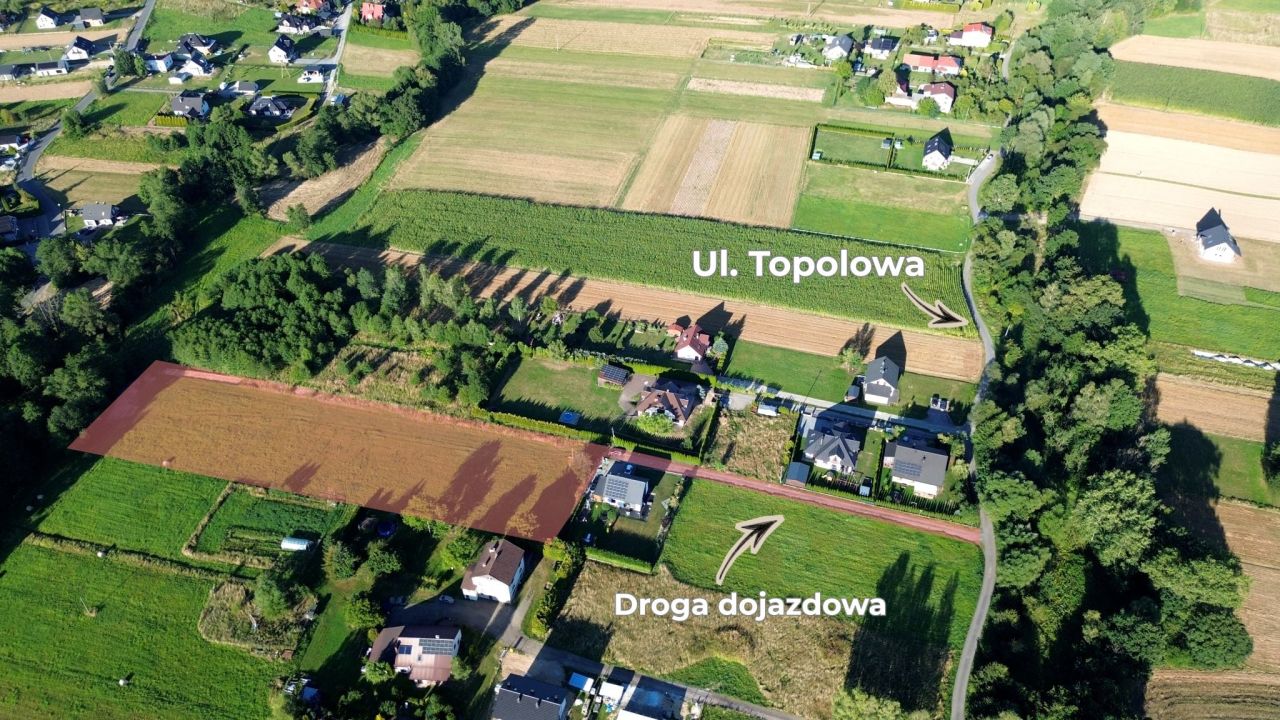 Działka budowlana Łodygowice, ul. Topolowa. Zdjęcie 2