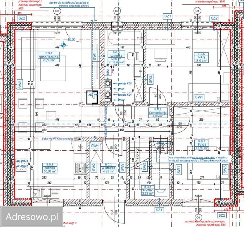 dom szeregowy, 4 pokoje Olsztyn. Zdjęcie 6