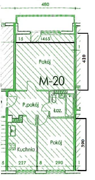 Mieszkanie 2-pokojowe Radom Gołębiów, ul. Ignacego Paderewskiego. Zdjęcie 1