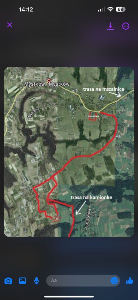 Działka budowlana Mystków. Zdjęcie 8