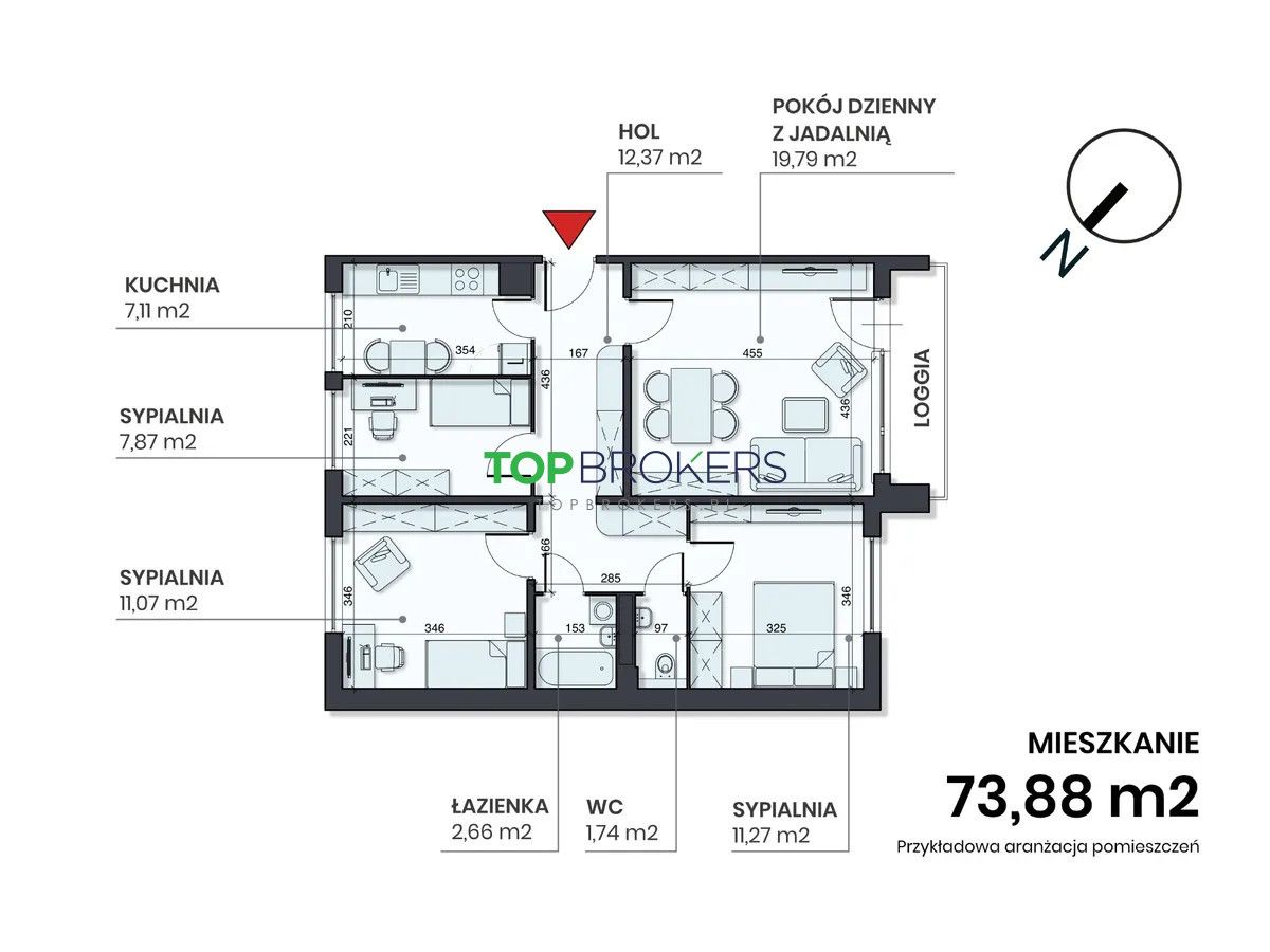 Mieszkanie 4-pokojowe Warszawa Bielany, ul. Renesansowa. Zdjęcie 18