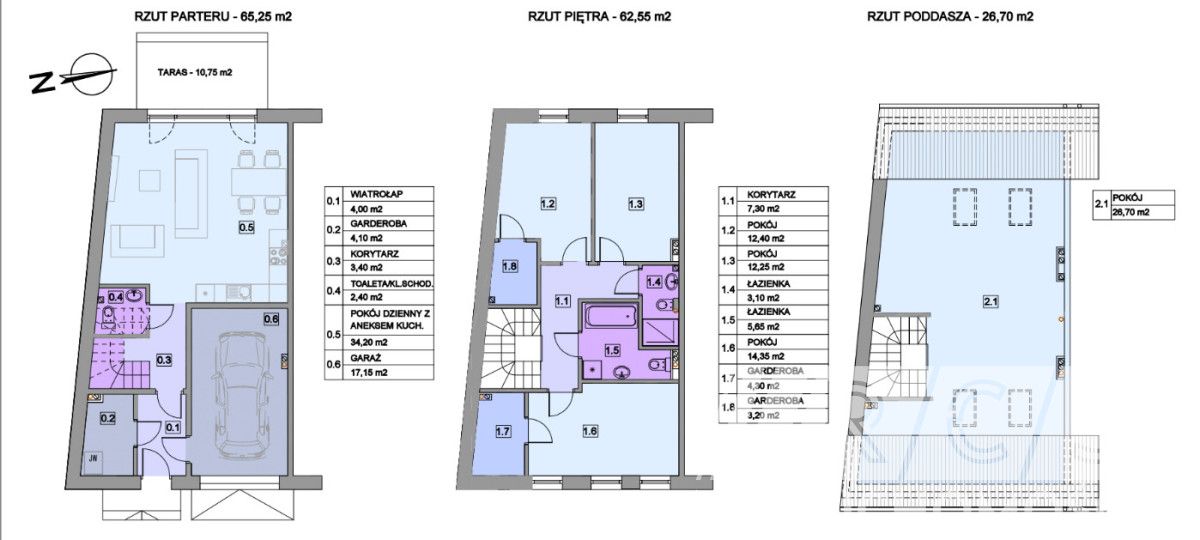 dom szeregowy, 4 pokoje Karwiany, ul. Wiosenna. Zdjęcie 10