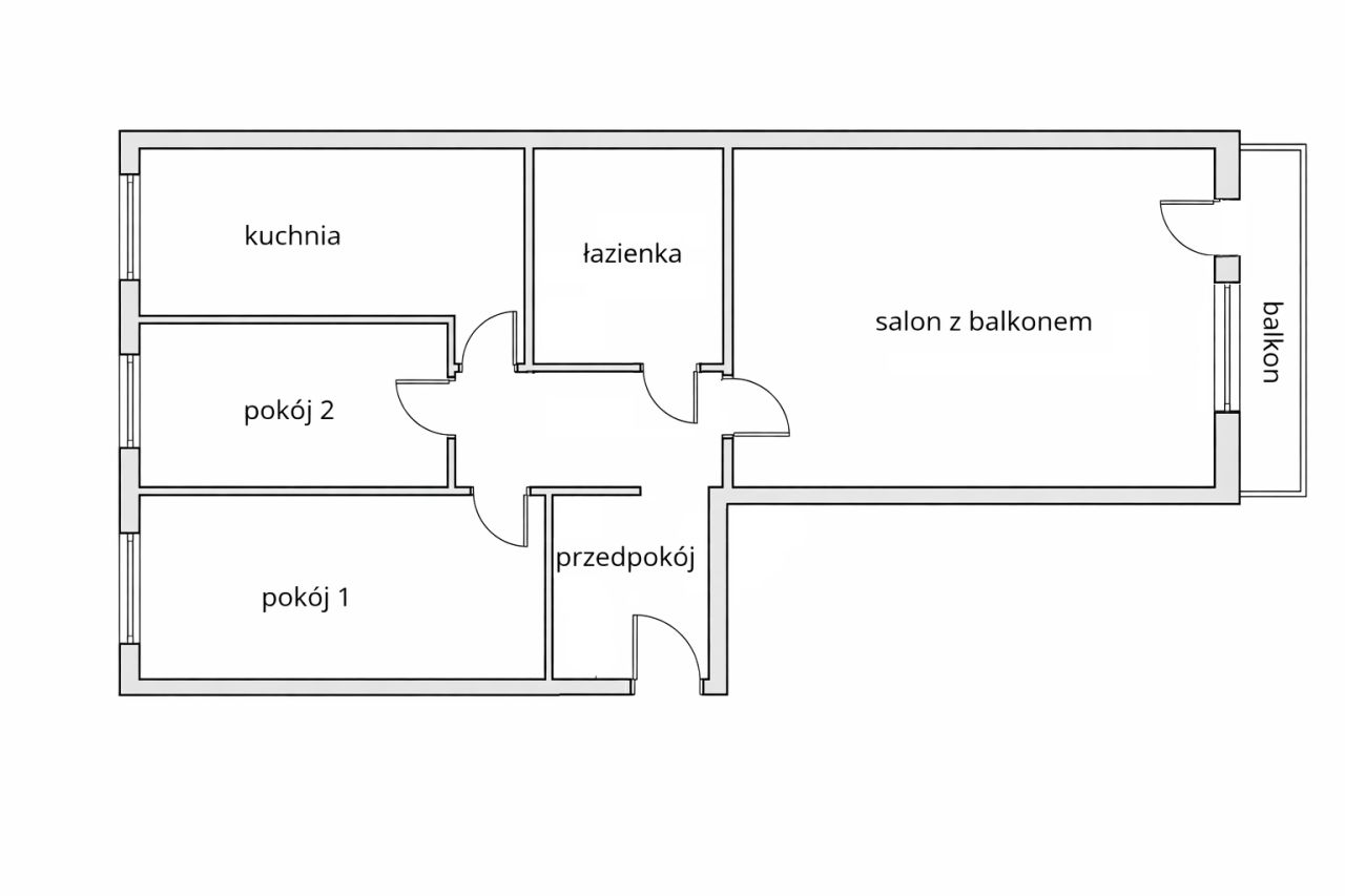 Mieszkanie 3-pokojowe Nowy Sącz Millenium, ul. Królowej Jadwigi. Zdjęcie 14
