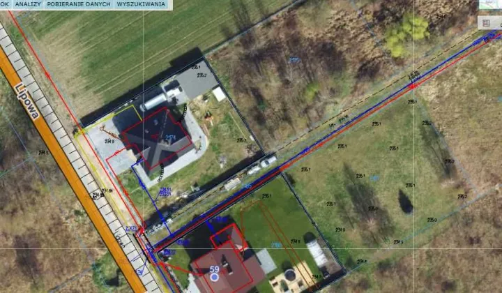 Działka budowlana Lubojna, ul. Lipowa