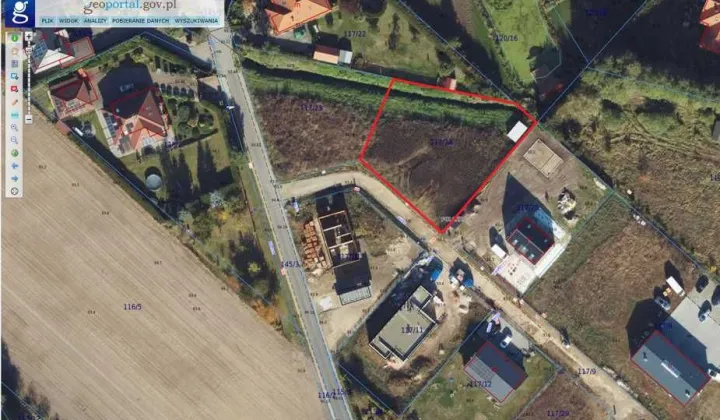 Działka budowlana Aleksandrowo