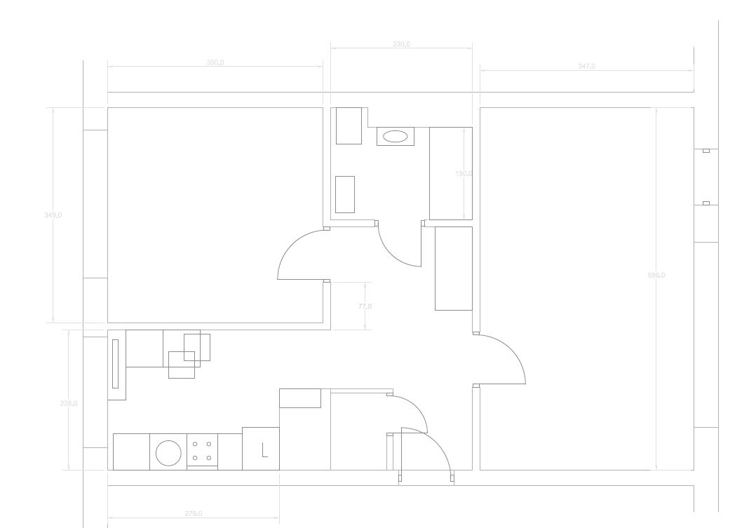 Mieszkanie 2-pokojowe Kraków Prądnik Biały, ul. Gabriela Narutowicza. Zdjęcie 16
