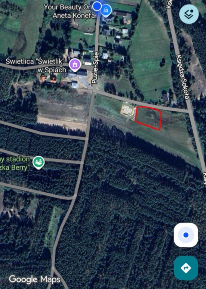 Działka budowlana Wilcza Wola Spie