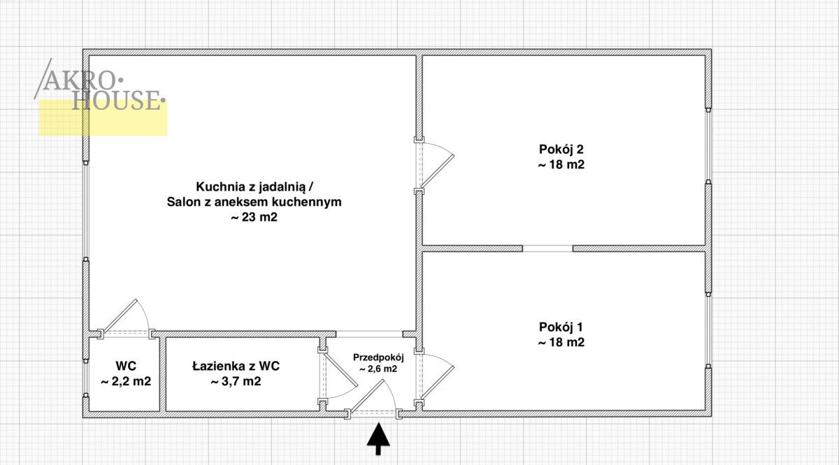 Mieszkanie 2-pokojowe Rydułtowy Orłowiec, os. Orłowiec. Zdjęcie 2