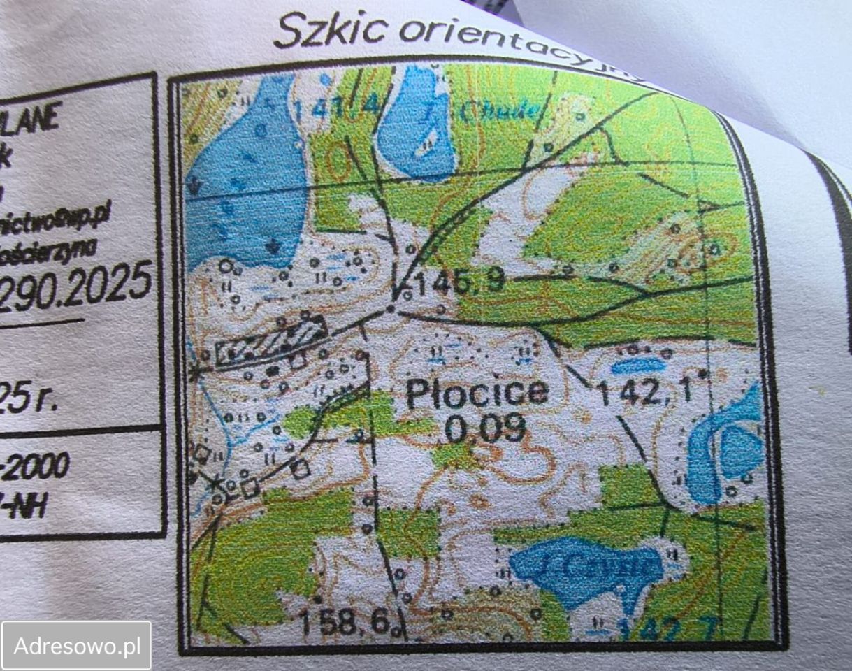 Działka budowlana Płocice. Zdjęcie 2