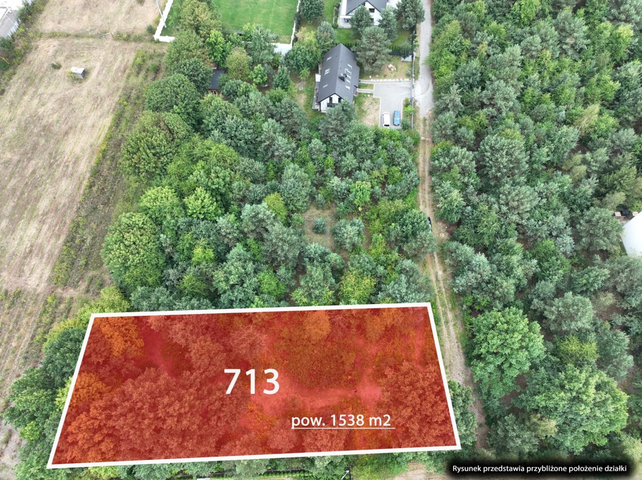 Działka budowlana Wiązowna, ul. Klonowa