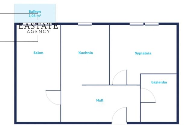 Mieszkanie 2-pokojowe Warszawa Bielany, ul. Władysława Broniewskiego. Zdjęcie 9