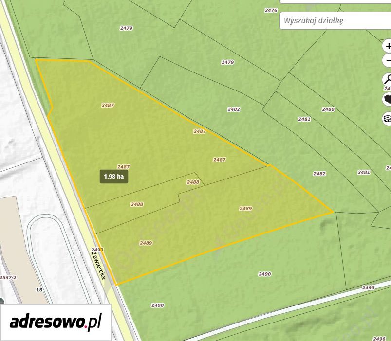 Działka inwestycyjna Myszków. Zdjęcie 2