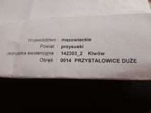 Działka rolna Przystałowice Duże