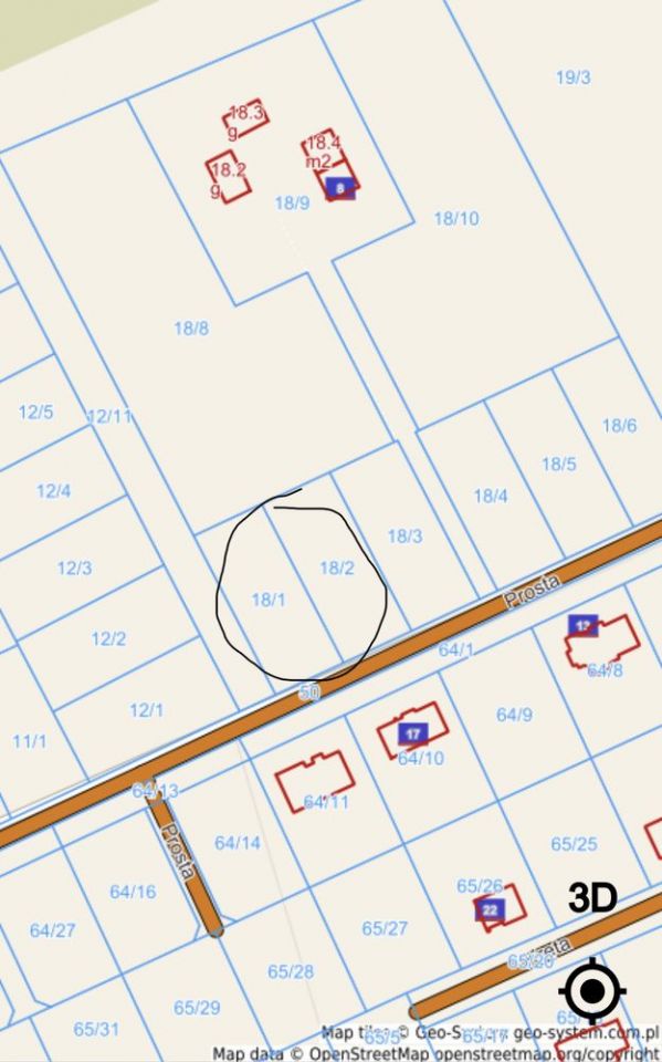 Działka budowlana Otusz, ul. Prosta. Zdjęcie 4