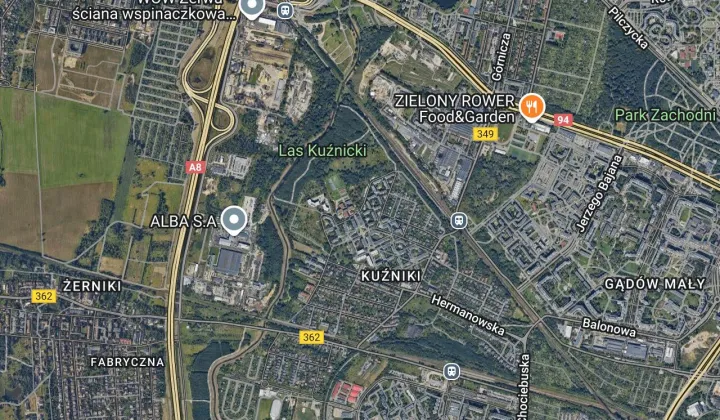 Mieszkanie 2-pokojowe Wrocław Kuźniki, ul. Sarbinowska