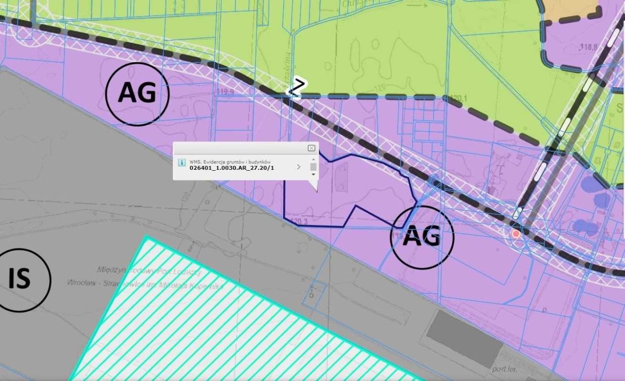 Działka inwestycyjna Wrocław Jerzmanowo, ul. Graniczna