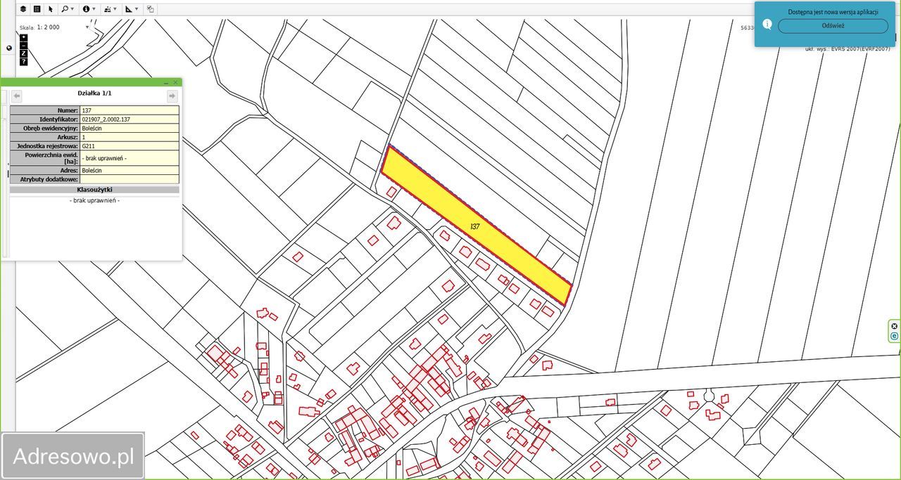 Działka budowlana Boleścin. Zdjęcie 2