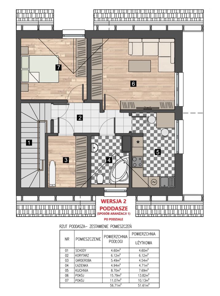 Mieszkanie 5-pokojowe Świątniki Górne, ul. Franciszka Bielowicza. Zdjęcie 13