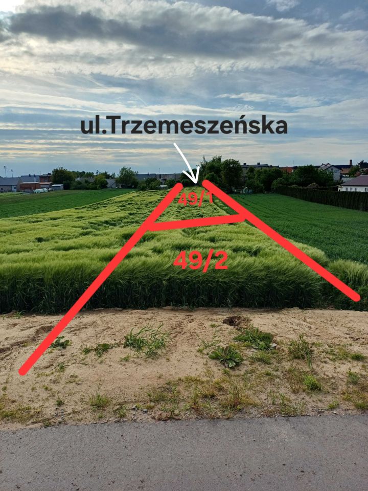 Działka budowlana Gąsawa, ul. Trzemeszeńska