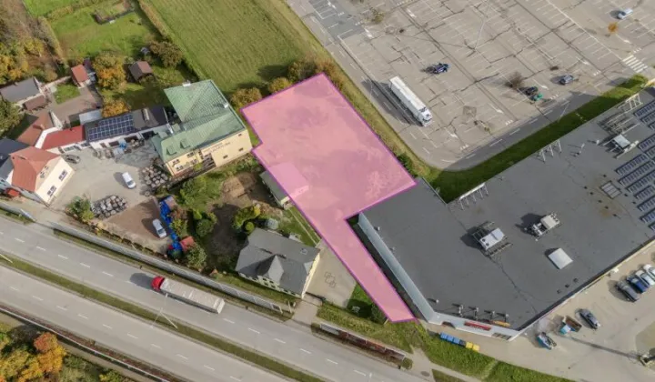 Działka inwestycyjna Żory, ul. Kościuszki