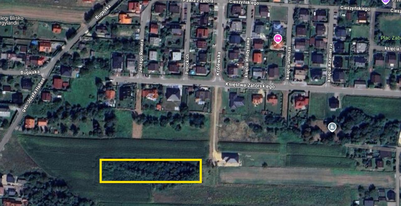 Działka budowlana Zator