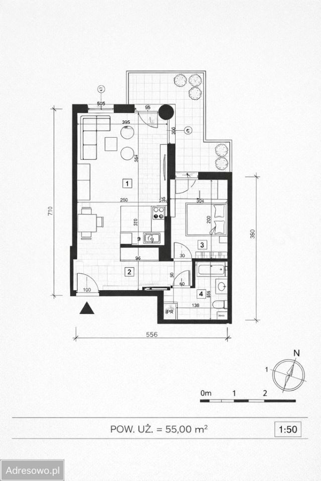 Mieszkanie 2-pokojowe Białystok Antoniuk, ul. Knyszyńska. Zdjęcie 11