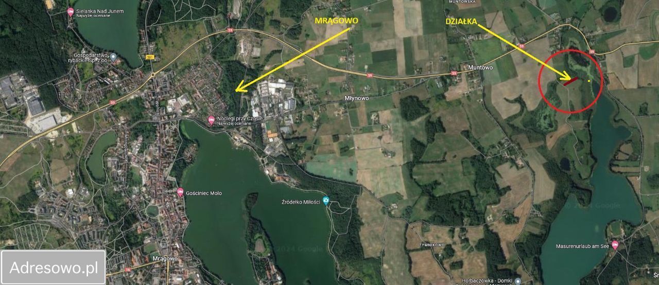 Działka rekreacyjna Muntowo. Zdjęcie 5