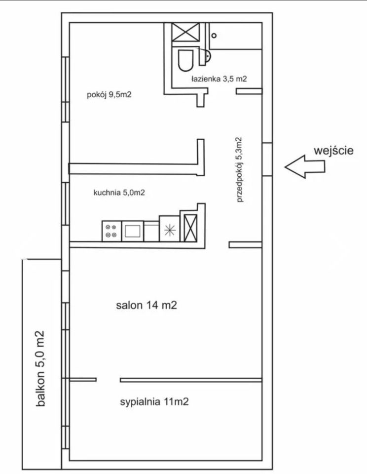 Mieszkanie 3-pokojowe Lublin LSM. Zdjęcie 2