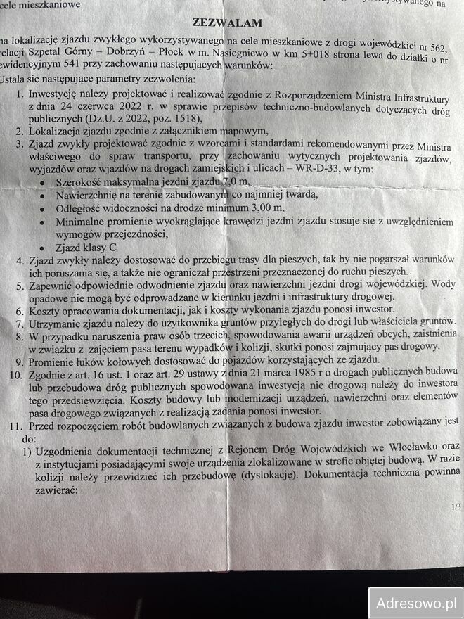 Działka rolno-budowlana Nasiegniewo. Zdjęcie 3