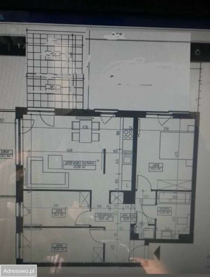 Mieszkanie 4-pokojowe Zielona Góra Centrum, ul. Stanisława Moniuszki. Zdjęcie 2