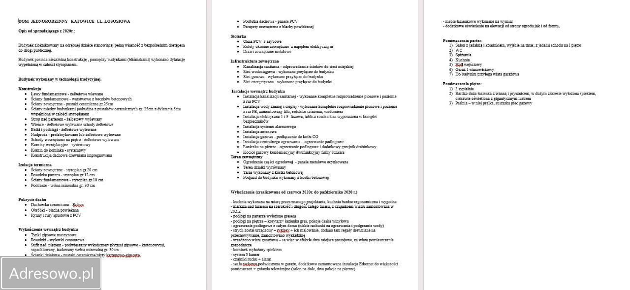 bliźniak, 4 pokoje Katowice Zarzecze, ul. Łososiowa. Zdjęcie 3