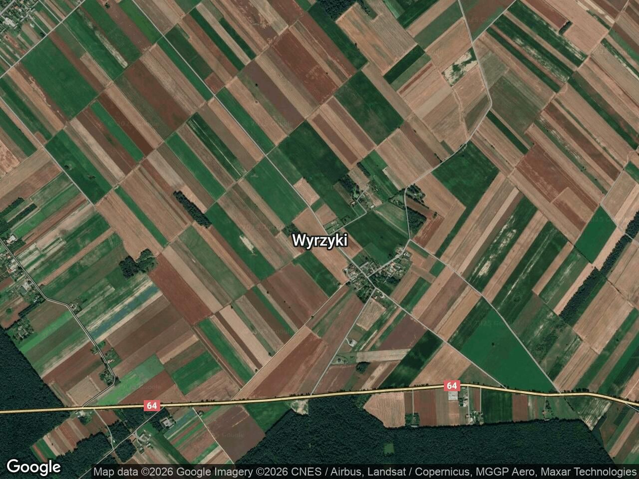 Działka rolna Wyrzyki