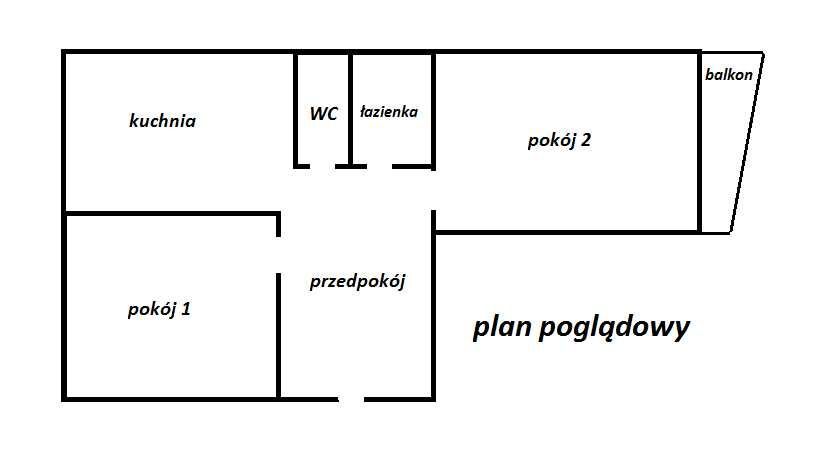 Mieszkanie 2-pokojowe Wrocław Popowice, ul. Jelenia. Zdjęcie 5