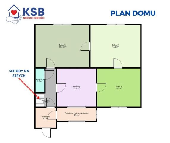 bliźniak, 3 pokoje Kunów, ul. Ostrowiecka. Zdjęcie 18