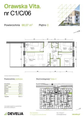 Mieszkanie 4-pokojowe Wrocław Ołtaszyn, ul. Orawska. Zdjęcie 8