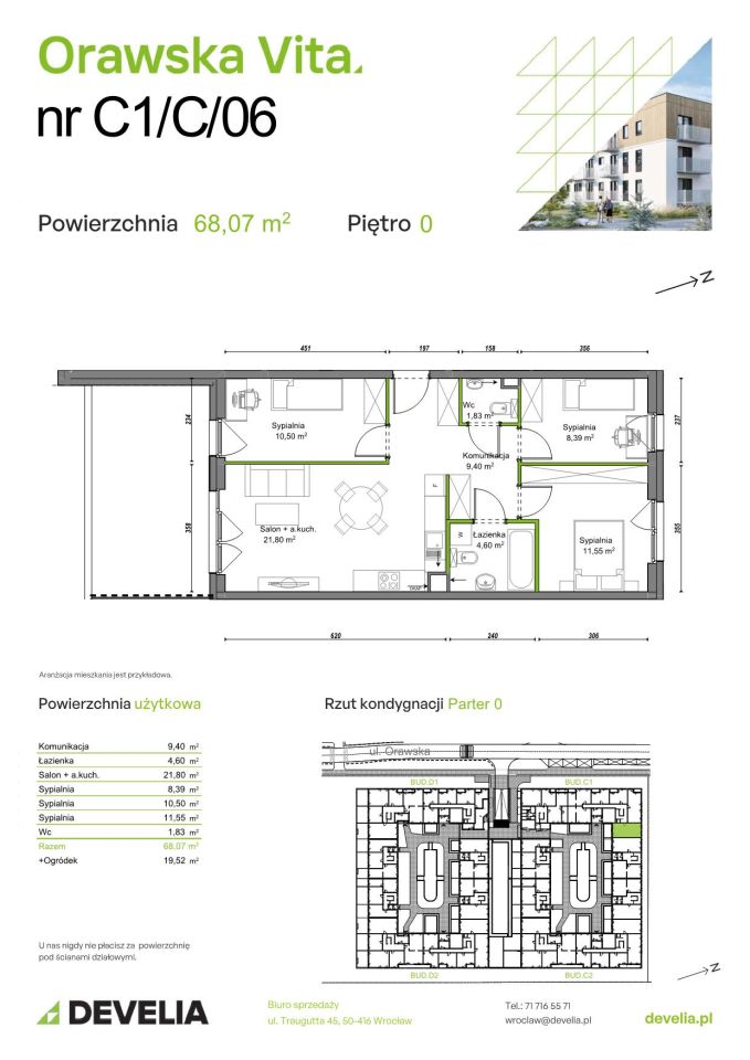 Mieszkanie 4-pokojowe Wrocław Ołtaszyn, ul. Orawska. Zdjęcie 8
