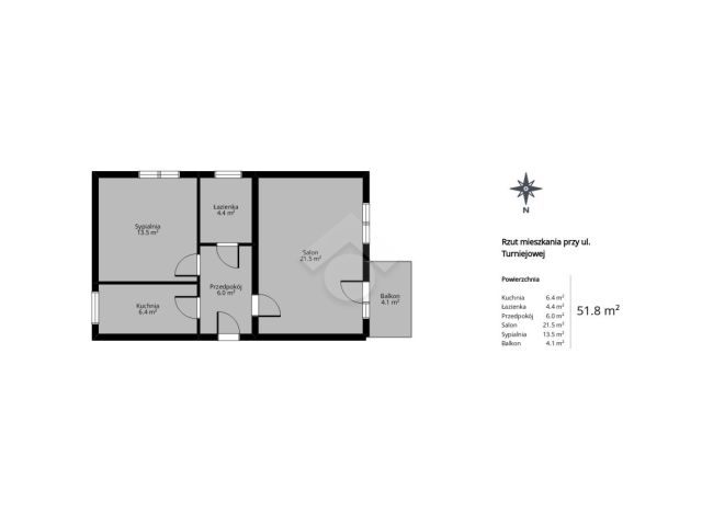 Mieszkanie 2-pokojowe Kraków Kurdwanów, ul. Turniejowa. Zdjęcie 14