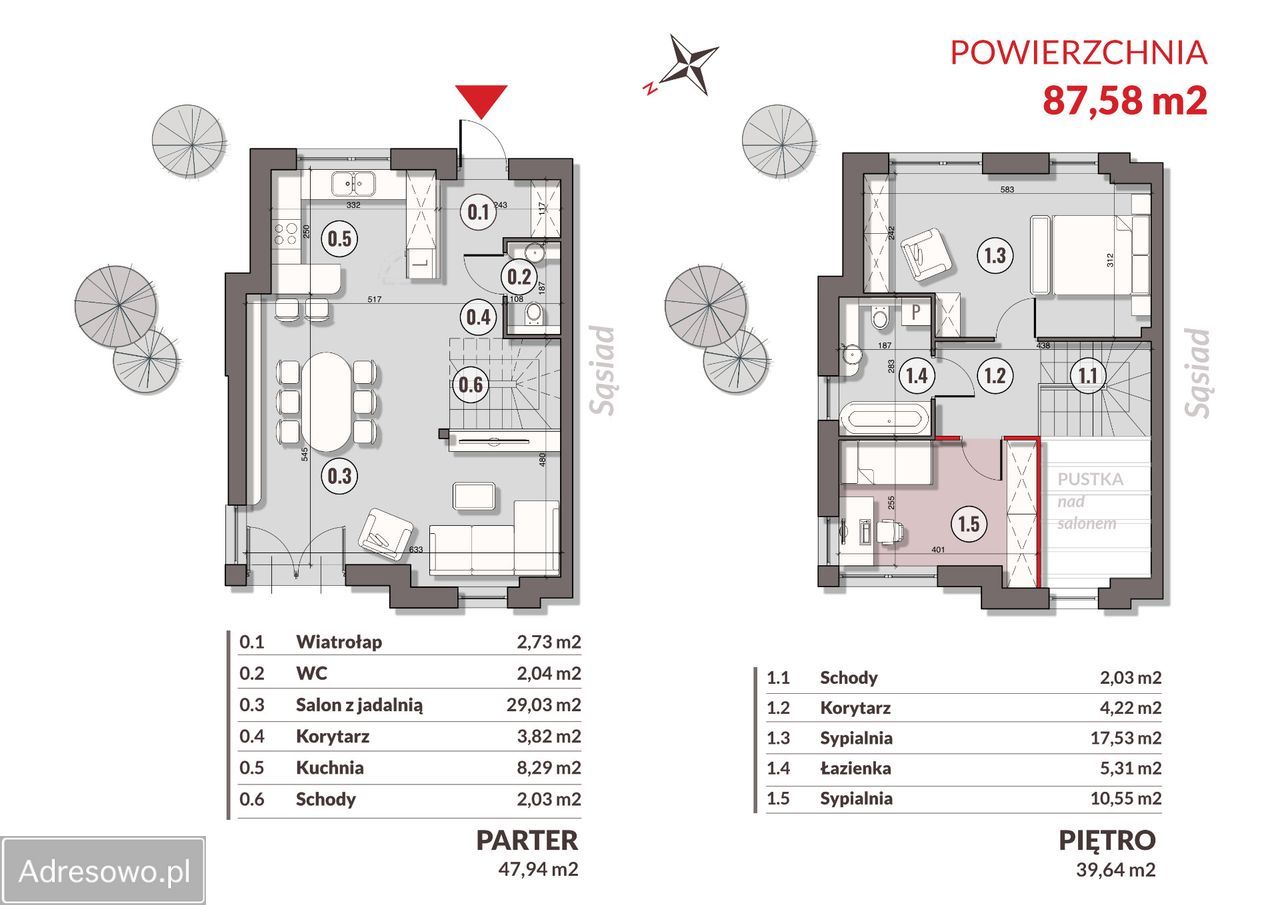 bliźniak, 3 pokoje Gdańsk Osowa, ul. Chełmińska. Zdjęcie 10