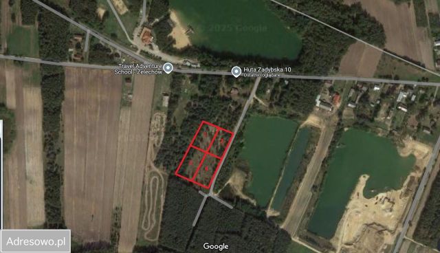 Działka budowlana Huta Zadybska. Zdjęcie 1