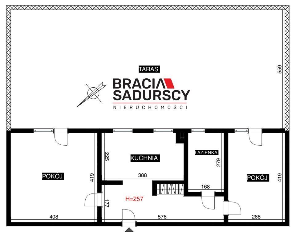 Mieszkanie 2-pokojowe Kraków Dębniki, ul. Drukarska. Zdjęcie 21