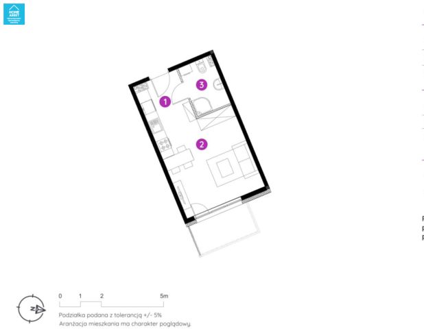 Mieszkanie 1-pokojowe Gdańsk, ul. Mostek. Zdjęcie 11